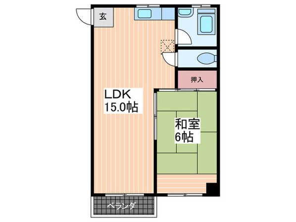 上竹ビルの物件間取画像